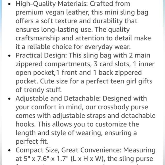 Brown sling bag - Picture 2 of 7